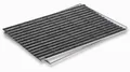 ACO Indoor Schuhabstreifermatte (Rips) +Winkelrahmen (Aluminium) anthrazit 60 cm