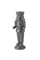 Gift Company Kerzenhalter Schiaccianoci (Nussknacker), dunkelgrau 20cm
