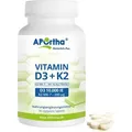 Vitamin D3 10.000 IE + Natto Vitamin K2 MK-7 200 μg - 365 vegetarische Tabletten | Familienpackung