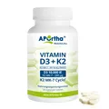 APOrtha® Vitamin D3 10.000 I.E + 200 µg K2 99+% ALL-Trans, 365 Tabletten