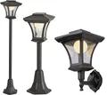 Northpoint LED 3in1 Solar Gartenlaterne für Innen und Außen Dämmerungssensor warmweißes Licht 3000K 20lm IP44