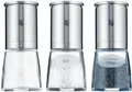 WMF De Luxe Salz- und Pfeffermühlen-Set 6 cm transparent/silber 3201112125