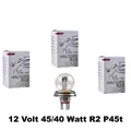 3x M-Tech 12V 45/40W P45t R2 Biluxlampe Glühlampe Glühbirne Autolampe 12400w