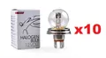 10x Glühlampe 12V 45/40W R2 P45t Clear Glühbirne Lampe Birne - M-Tech Z48