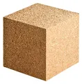 Kork Würfel 10 x 10 x 10 cm | Presskorkwürfel aus Naturkork aus Portugal | Korkblock Korkklotz zum Basteln, Heimwerken, Modellbau, DIY, Dekoration und Terrarium Zubehör
