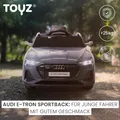 CARETERO - Kinder Elektroauto mit Fernbedienung Audi-Optik E-Tron Sportback Grau