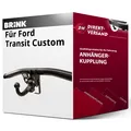 Anhängerkupplung abnehmbar für Ford Transit Custom 06.2016-12.2023 top