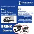 Für FORD Transit Custom Typ V362 06.2016-12.2023 AHK abn. +13pol sp. E-Satz TOP