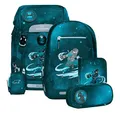 Beckmann Classic Schoolbag Set 6-teilig 22L Ninja Master