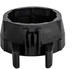 SIMOL Adapter S.29317 für Kurbelstütze S.170033, verzinkt, Rahmenhalter zur Montage, System bis 1300 kg, für Anhänger Abstützung