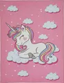Andiamo Kinderteppich Einhorn, rechteckig, Höhe: 6 mm, Kurzflor, Motiv Einhorn, Kinderzimmer