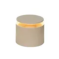 Zafferano, Push-Up Lampe, Kabellose, Wiederaufladbare Tischlampe mit Touch Control, Auch für den Außenbereich Geeignet, Dimmer, 2200-3000 K, Höhe 80-100 cm, Farbe Sand