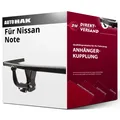 Für Nissan Note Typ E12 (Auto Hak) Anhängerkupplung starr neu
