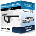 AUTO HAK Anhängekupplung starr passend für Nissan Note 10.2013-jetzt neu