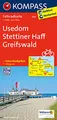 KOMPASS Fahrradkarte Usedom, Stettiner Haff, Greifswald: Fahrradkarte. GPS-genau. 1:70000 (KOMPASS-Fahrradkarten Deutschland, Band 3023)