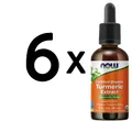 6 x NOW Foods Turmeric Extract Liquid, Organic - 59 ml. (268,22 EUR/L)