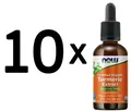 10 x NOW Foods Turmeric Extract Liquid, Organic - 59 ml. (254,22 EUR/L)
