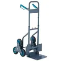 Relaxdays Treppensackkarre 200 kg Blau,Schwarz,Grau