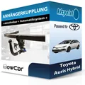 Für Toyota Auris Hybrid 01.2013-jetzt TOWCAR Anhängerkupplung abnehmbar AHK