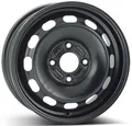 4x Stahlfelgen ALCAR-STAHLRAD 7255 Black 6x15 ET47.5 LK4 108 15 Zoll Felgen Stah
