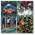 Museums & Galleries Weihnachtskarten für Wohltätigkeitsorganisationen, Waldfreunde, umweltfreundlich und recycelbar, 20 Stück