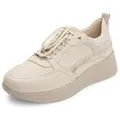 vitaform Damen Sneaker Hirschleder Sneaker beige|braun 40 EU