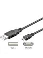 Pro USB-A USB Micro-B - 0.15m - Schwarz