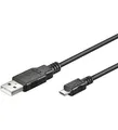 0,15m USB 2.0 High Speed Kabel Verlängerung A Stecker zu micro USB B Stecker