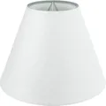 Wogati® Premium Lampenschirm E14/E27 Baumwolle | verschiedene Größen & Farben | Farbe: Weiß/Größe: M | Lampenschirm Stehlampe + Lampenschirm Hängelampe + Lampenschirm für Tischlampe