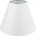 Lampenschirm Baumwolle | M: Ø25 cm | Konisch | E14/E27 | Weiß