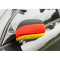 BRUBAKER Fahne Autospiegel Flagge Deutschland - Autofahnen für Außenspiegel PKW (Schwarz Rot Gold, 2-St., Europameisterschaft Fanartikel Auto), 2er Set Spiegel Cover Überzug Deutschlandfahne für EM 2024 gelb|rot|schwarz