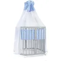 BABYBETT GREY, 7in1 mit Matratze