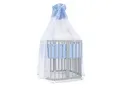 Waldin Babybett Kinderbett 7in1 mit Matratze, mitwachsendes Kinder-Bett