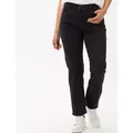 Raphaela by Brax Damen Five-Pocket-Hose Style CORRY SLASH BLACK + EFFEKT, denim hellgrau, Gr. 38