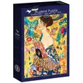 3663384603433 Puzzle 1000 elementów. Gustave Klimt. Kobieta z wachlarzem, 1918 B