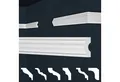 marbet design Stuckleiste E-18, Musterstück (20cm), XPS Styropor weiß - Wandleisten Stuck Dekorbau Leisten E-Leisten - (Musterstück E-18)