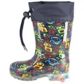 Beck Blinking Robots Gummistiefel wasserdicht, schmale Passform blau 32 EU
