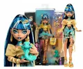 MONSTER HIGH DOLL Cleo De Nile + pet cobra Hissette HXH74 Mattel