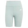 adidas Women's Optime Essentials Stash Pocket 7inch Short Leggings, Wonder Sage, XS
