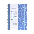Idena Notizbuch Floral Spiralbindung  78 Blatt 120g/m² gepunktet 11366