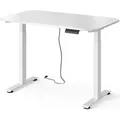 höhenverstellbarer elektrischer Schreibtisch Vicco Elevate Weiß 120 x 70 cm 2 Motoren, Model 58651 - Weiß