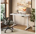 Vicco Schreibtisch Elevate, Weiß/Weiß, 120 x 70 cm 2 Motoren (1-St)