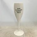 KOZIOL bruchfestes Sektglas Kunststoff "Der Klügere kippt nach" 6286525 CHEERS