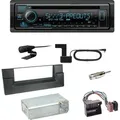 Kenwood KDC-BT950DAB Bluetooth Digitalradio Einbauset für BMW 5er E39 ab 10/2000