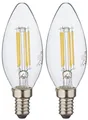 Osram Filament LED Lampe mit E14 Sockel, Kerzenform, Kaltweiss, 4000 K, 4 W, Ersatz für 40-W-Glühbirne, LED Retrofit CLASSIC B