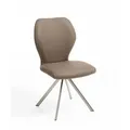Niehoff Sitzmöbel Colorado Trend-Line Design-Stuhl Edelstahl/Polyester - 180° drehbar - Silber