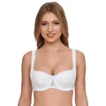 Susa Dirndl-BH Wiesn Zauber Soft-Cups, Spitze, mit Bügel, Stäbchen in der Seitennaht weiß 95