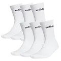 adidas 6 Paar HC CREW 3p Tennissocken Sportspocken Unisex, Farbe:Weiss, Socken & Strümpfe:46-48