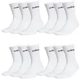 adidas 12 Paar HC CREW 3p Tennissocken Sportspocken Unisex, Farbe:Weiss, Socken & Strümpfe:46-48