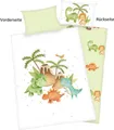Baby Best Babybettwäsche Dinos, Renforcé, 2 teilig, mit liebevollem Motiv